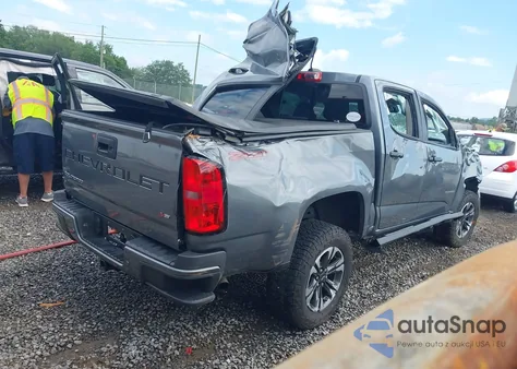 2022 Chevrolet Colorado 4Wd Short Box Z71 из США, поврежденный, VIN 1GCGTDEN3N1150560